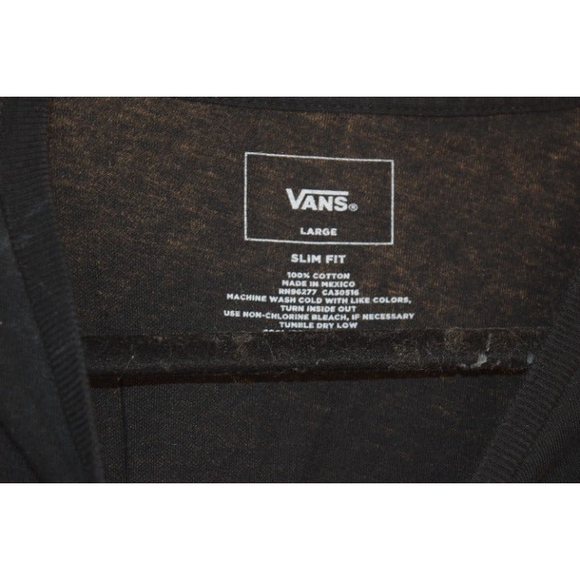 Vans size large black men's t shirt with colorful vans logo - Picture 2 of 3